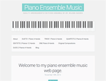 Tablet Screenshot of pianoensemblemusic.com